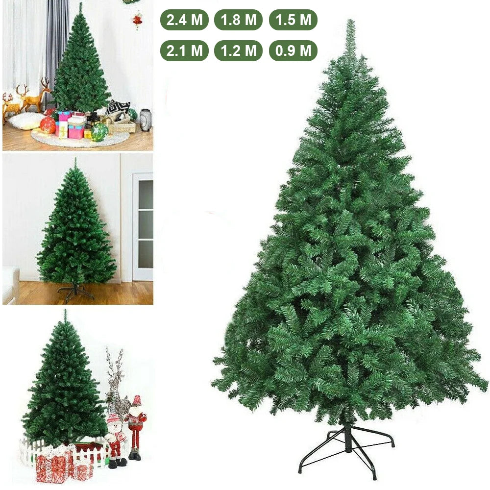 🎄 Premium Artificial Christmas Tree with Stand – Realistic PVC Pine for Home, Office & Parties
