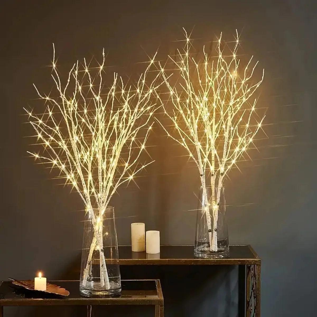 ✨ LED White Birch Branch Light – Battery Twig Lamp for Christmas, Weddings & Home Decor Festive Light!