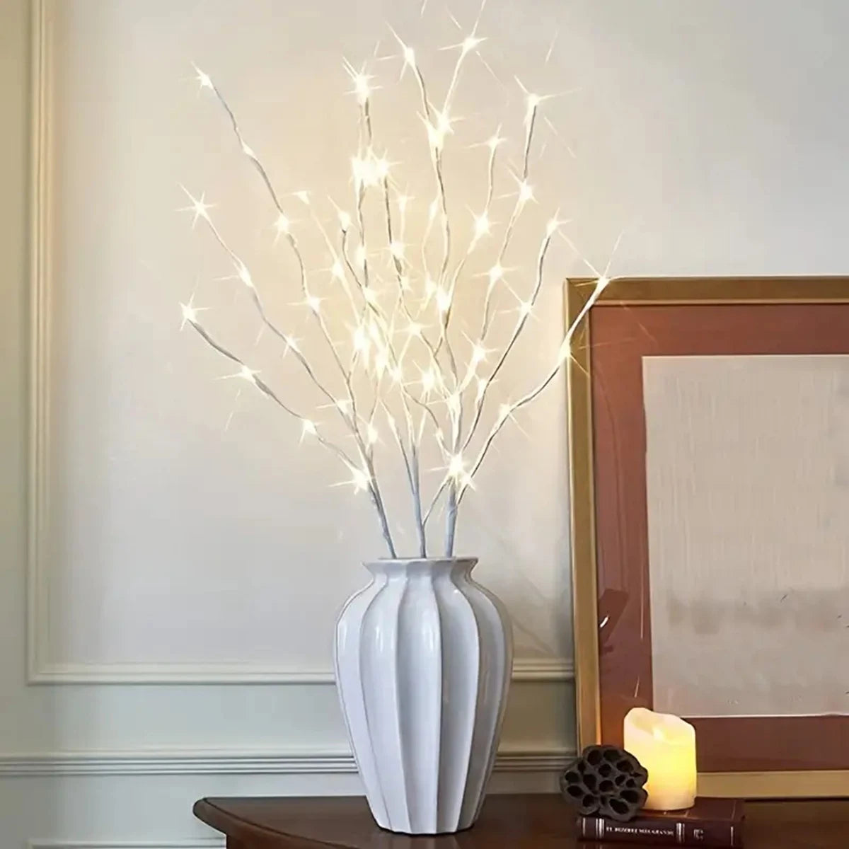 ✨ LED White Birch Branch Light – Battery Twig Lamp for Christmas, Weddings & Home Decor Festive Light!