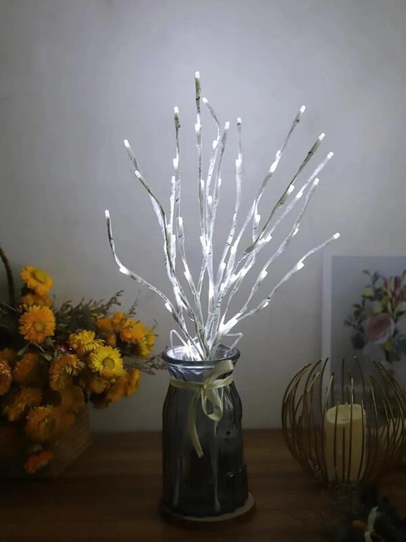 ✨ LED White Birch Branch Light – Battery Twig Lamp for Christmas, Weddings & Home Decor Festive Light!